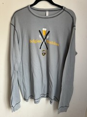 Storm Cloud Brewery Frankfort MI Men’s XL Waffle Knit Long Sleeve Belgian Shirt