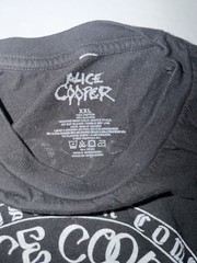 Alice Cooper Men’s Black Graphic Logo Crew Neck Short Sleeve Tee Trial XXL