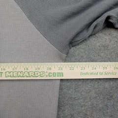 Splendid Mills Shirt Mens Large Gray Long Sleeve Thermal Waffle Crewneck Stretch