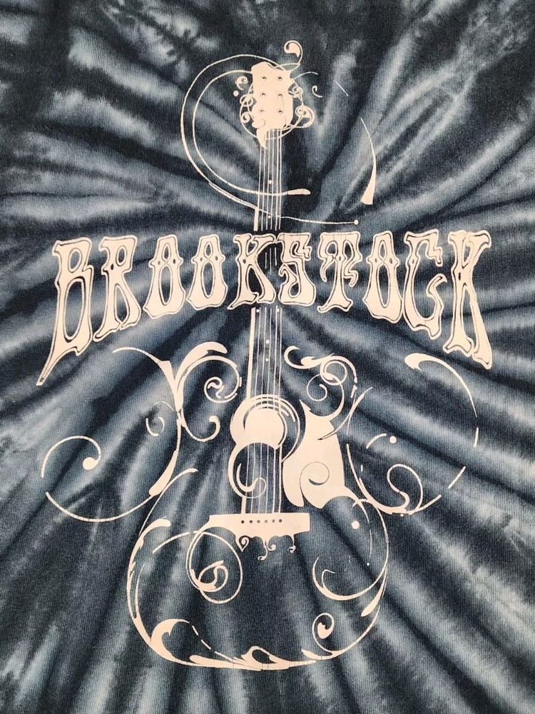 Sundog Brookstock Music Festival Shirt Mens Extra Large Guitar Tie-dye Adult A63