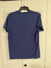 Aéropostale Men’s T-Shirt Blue L NYC Brooklyn Graphic Print Crew Neck Short