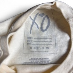 The Weeknd XO Nav Good Intentions Long Sleeve Shirt Cream Smiley Face Mens M