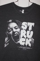 STRUCK Movie SHIRT Large Gray Short Sleeve Cotton Poly Blend Salt Lake Portland