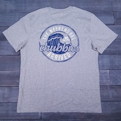 CHUBBIES The Weekend Has Arrived The Necessitee T Shirt Mens Size XL Grey