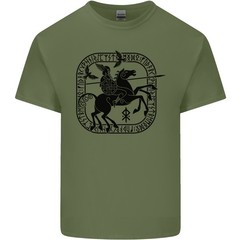 Odin Wotan Vikings Valhalla Norse Mythology Mens Light Cotton T-Shirt