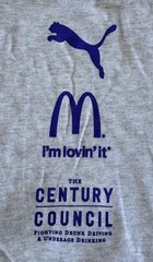 Anvil Men’s Puma Julie Foudy Sports Leadership Academy Gray Shirt Size Large