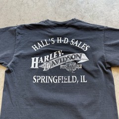 Vintage Harley Davidson Shirt Adult Large Biker Motorcycle Eagle Wolf Nature M
