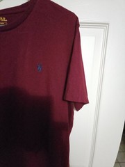 Polo Ralph Lauren Classic Fit Maroon T-Shirt Men’s Size L Crew Neck Pony Logo