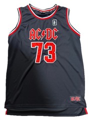 AC/DC World Tour Basketball Jersey High Voltage Rock’n’Roll Singlet Shirt Size M