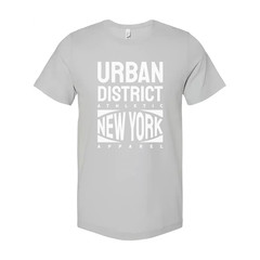 Urban District Athletic New York Apparel Unisex Short Sleeve Cotton T Shirt Grap