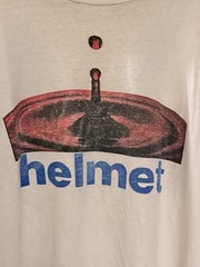 Vtg HELMET Band Meantime Tour Cotton White For Men All Size Shirt SE009