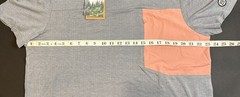 Avalanche Outdoor Supply Axel T-shirt Zipper Chest Pocket Grey Mens Size XL