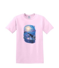 T-shirt small to 3xL – ORCA whale JOYFUL time sealife resort beach nautical fun