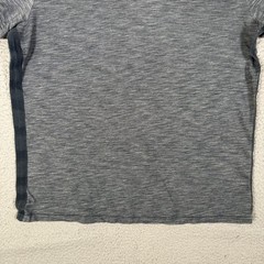 John Varvatos Shirt Mens XL Gray Henley Cotton Acrylic Blend Casual Preppy
