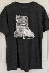 Surfer’s Paradise T Shirt DARK GRAY Costa Rica Pura Vida men’s XL Paradise Tees