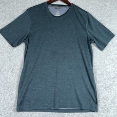 Gerry Men’s Moisture Wicking Cool Knit Tee, Blue T-Shirt, Size M