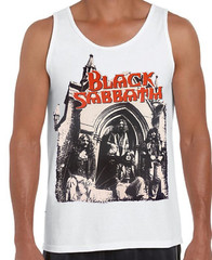 Black Sabbath Vintage Rock Band Black Tank Top (Various Colors)