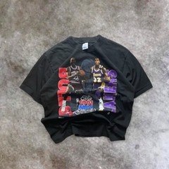 1991 NBA Finals Bulls and Lakers Salem Sportswear Grail Tee -Size Large