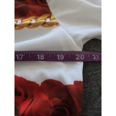Vie+Riche Streetware Red Rose Chain Graphic T Shirt Top Sz M