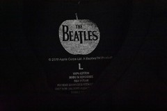 The Beatles Mens The Beatles Distressed Logo Black Shirt New M, L, XL, 2XL