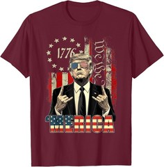 Merica 250 American Years 1776 2026 Trump 250th Anniversary T-Shirt