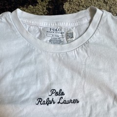 Polo Ralph Lauren Classic Fit Embroidered Logo Jersey Crew T-Shirt White M