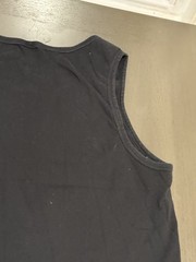 Pokemon Pikachu Tank Top Black Yellow 2014 Sleeveless Graphic Medium