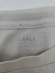 J GALT USA STREAM RACING T-SHIRT Men Small White Graphic Print..#14772