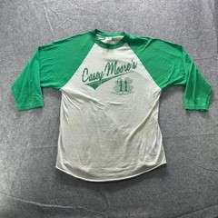 Casey Moore’s ’11 Shirt M Augusta Sportswear Green Raglan 3/4 Sleeve Tempe AZ