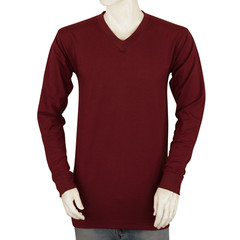 Styllion Big and Tall Mens Shirts – V Neck Long Sleeve – Heavy Weight – VLS