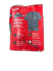 Milwaukee Men’s Medium Gray GRIDIRON Cotton/Polyester Pocket T-Shirt
