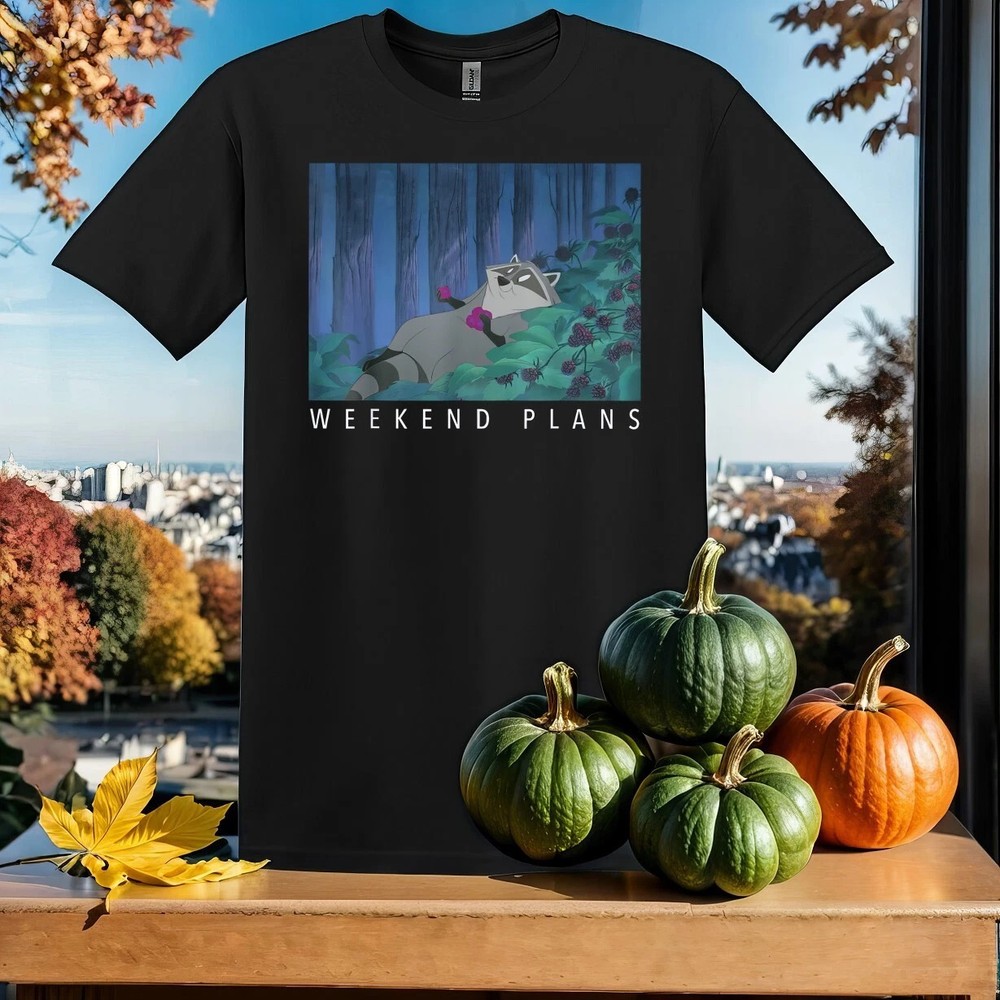 Disney Meeko Weekend Plan T-shirt Men Women Unisex