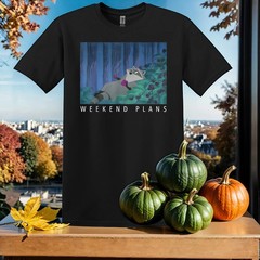 Disney Meeko Weekend Plan T-shirt Men Women Unisex