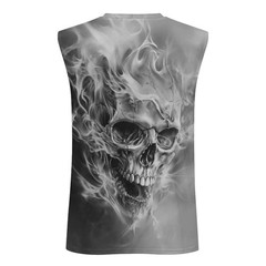 Mens Summer Graphic Casual 3D Tank Top