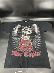 Y2K Pro T Max Heavy 2X-Tall Get Rich Or Die Trying Money Wings Black