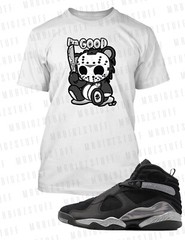 Halloween I’m Good Graphic Big Tall Tee Shirt To Match J8 Gun Smoke Shoe Jason