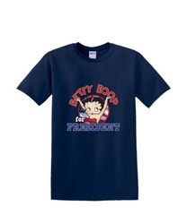 T-Shirt S to 2XL 3XL – BETTY BOOP -for PRESIDENT – Fun Humor Adult