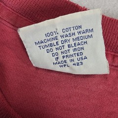 Vintage Levi’s 501 Shirt Mens XL Red Spellout Single Stitch Spellout Distressed