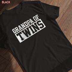 Twins Grandpa Grandfather T-Shirt Special Gift For Men, Dad, Tee Gift