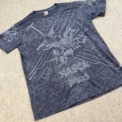 Nasca Lines Peru Shirt Mens Large Gray AOP Graphic Souvenir Rufyar’s
