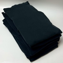 Lot Of 6 Banana Republic 100% Supima Cotton T-Shirt Black Large Crew Neck Blank