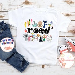 Read Books School Pencils Teacher Student Comfort Tee