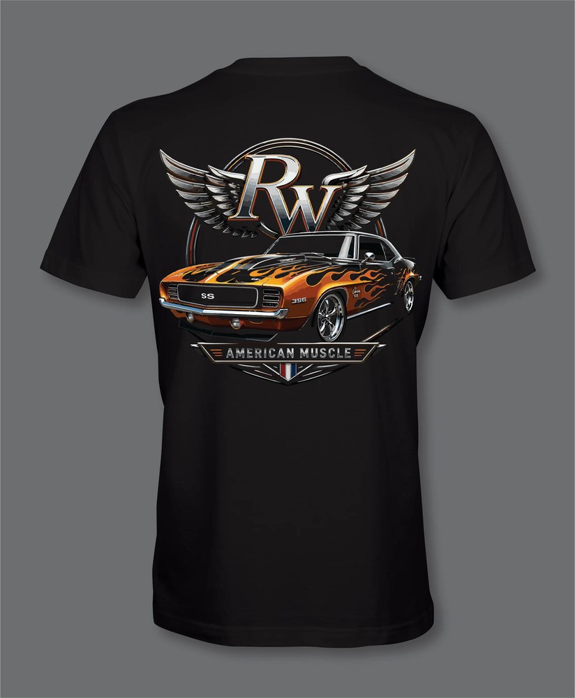 RW Camaro Front Back Logo