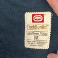 Ecko Unltd. The Classic T-Shirt Men’s M Black Logo Graphic Crew Neck Cotton(421)