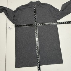L.L. Bean Shirt Men Medium Tall Gray Long Sleeve Unshrinkable Mock Neck NEW