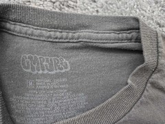 Empyre Graffiti Cat T Shirt Mens M Charcoal Short Sleeve Crewneck Back Print