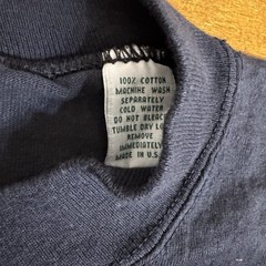 VINTAGE Galt Sand Shirt Mens Large Black Crest MADE IN USA 90s