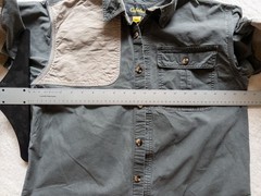 Cabela’s Men’s Long Sleeve Shooting Shirt with Quilted Shoulder Patch Medium Y2K