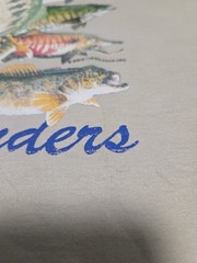 Vintage The Wild Side Shirt L Fish Collage Wild Outdoors Natural Wonders 90s