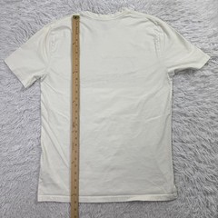 Topo Designs Shirt Mens Large Ivory Graphic Tee Colorado USA 100% Organic Cotton